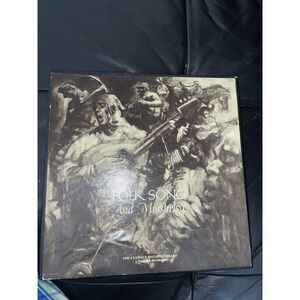 The Classics Record Library Folk Song And Minstrelsy Vinyl Record Album Book